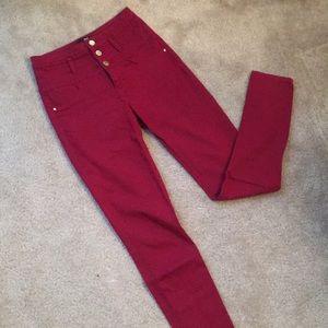 Super High Wasted Skinny Jeans